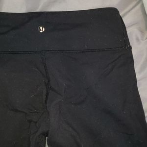 Black Midrise Lululemon Leggings Full length